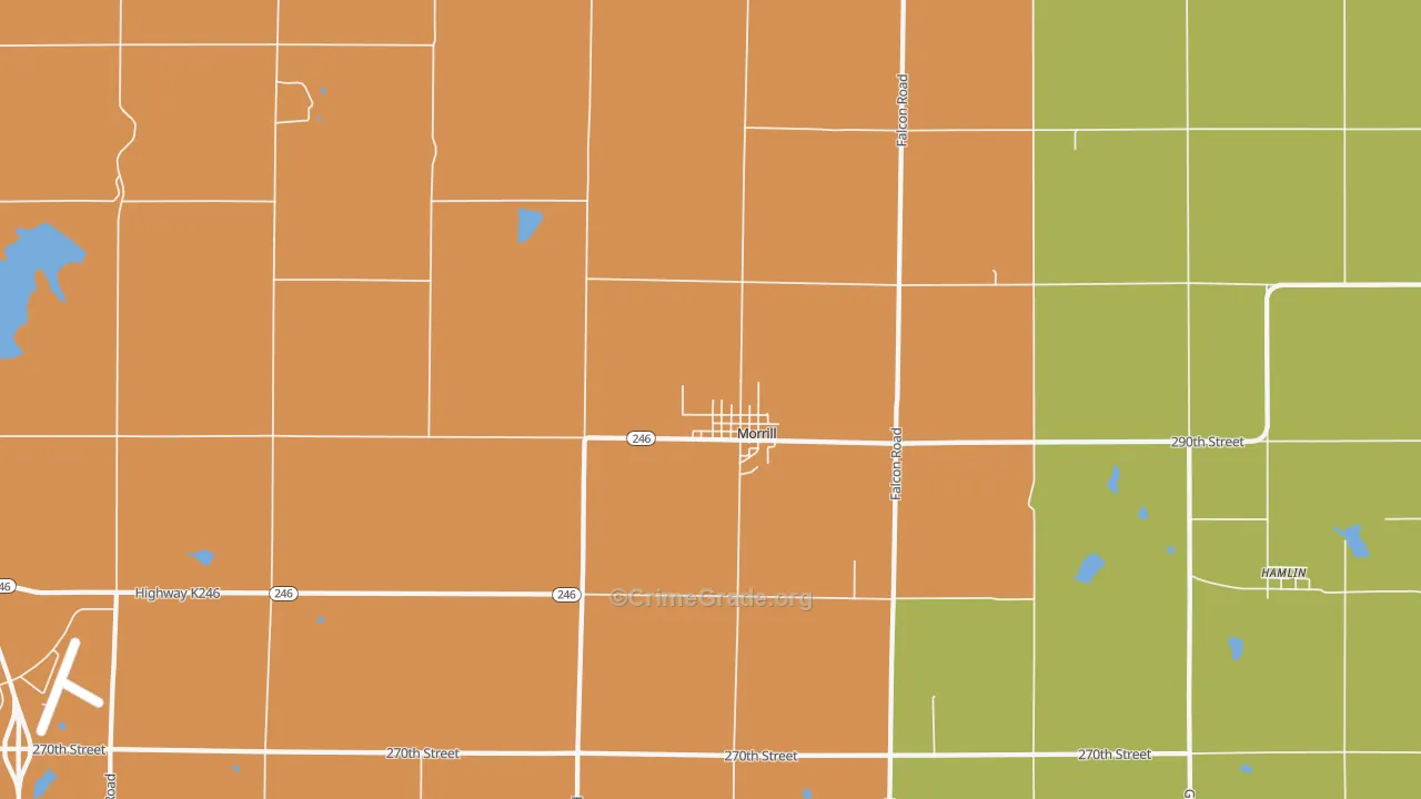 66515, KS Map of Drug-Related Crime Rates