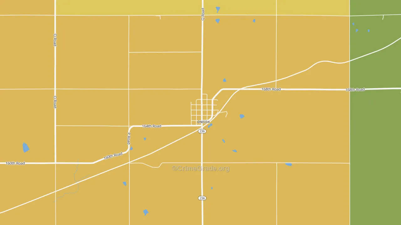 66522, KS Map of Drug-Related Crime Rates