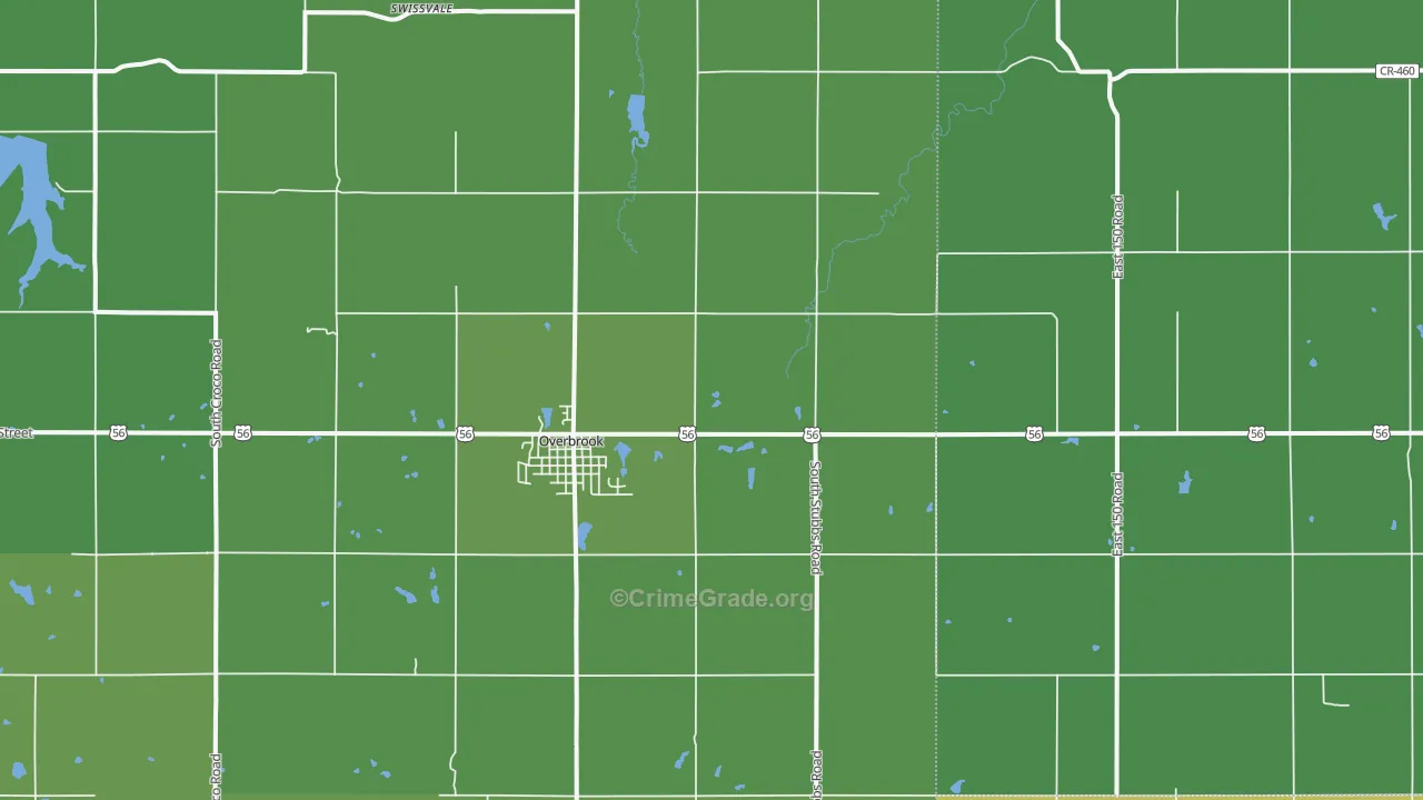 66524, KS Map of Drug-Related Crime Rates