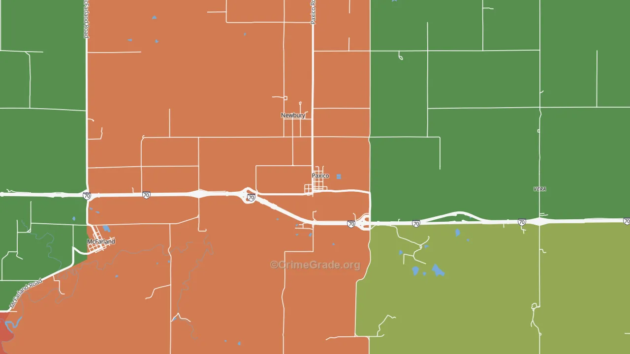 66526, KS Map of Drug-Related Crime Rates