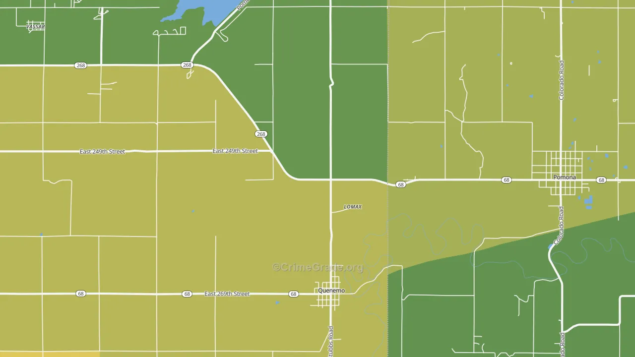 66528, KS Map of Drug-Related Crime Rates