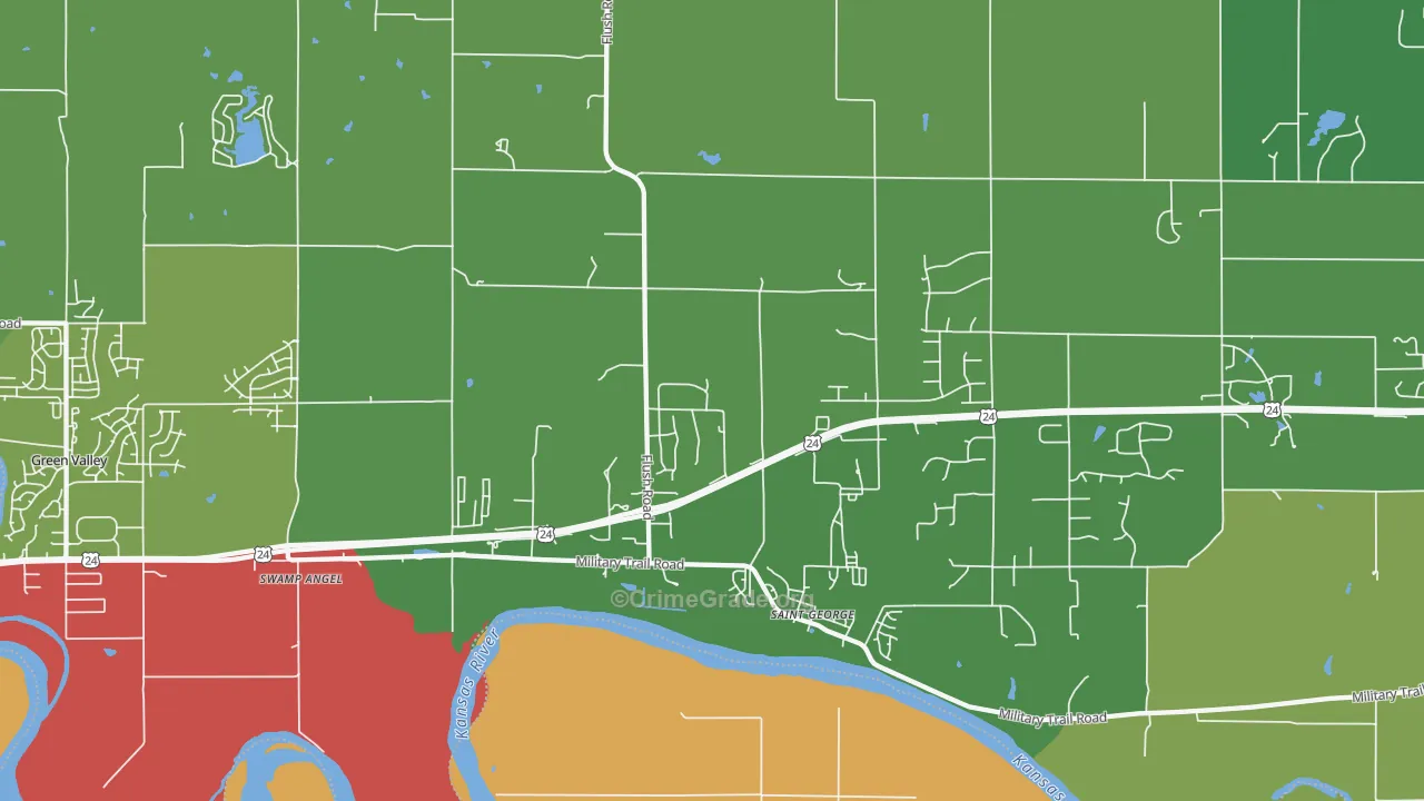 66535, KS Map of Drug-Related Crime Rates