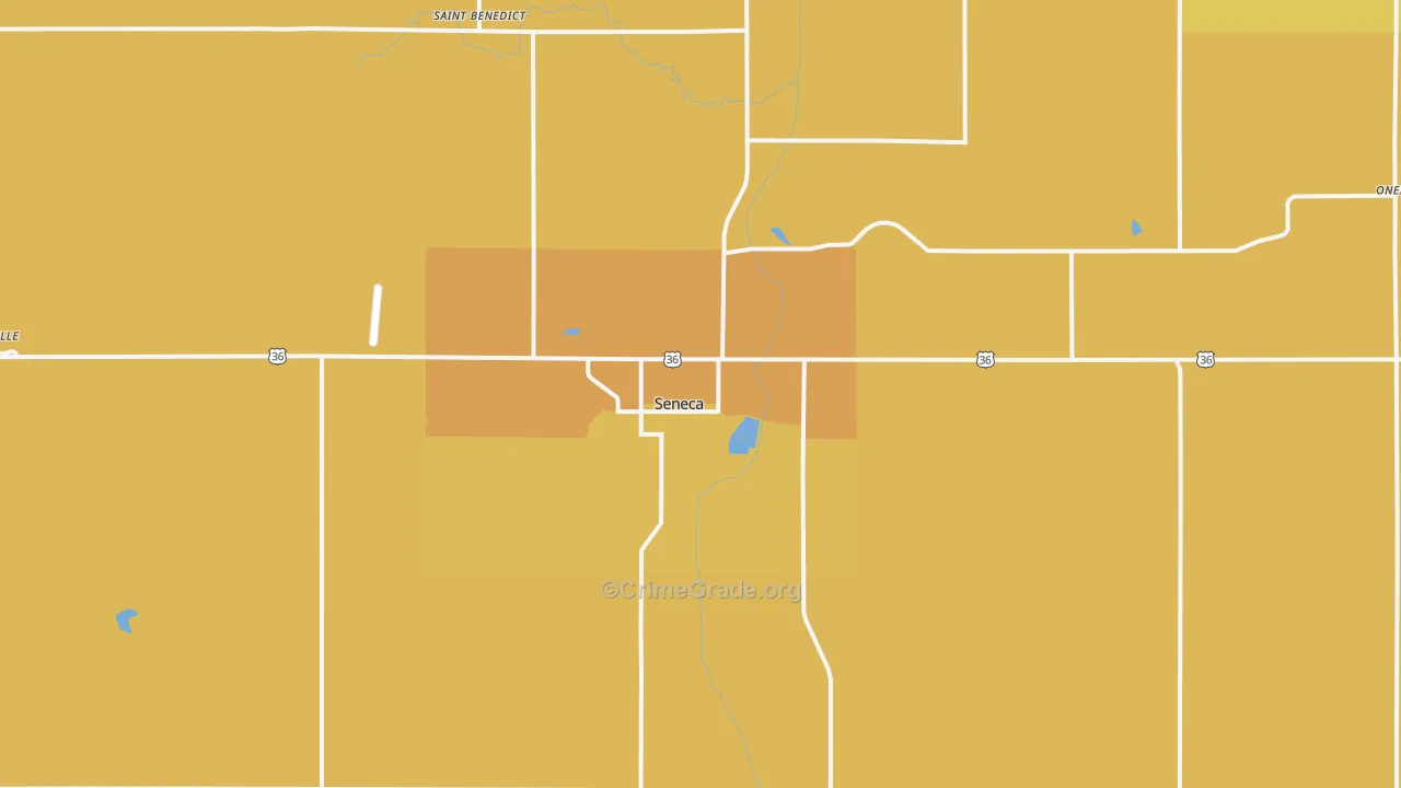 66538, KS Map of Drug-Related Crime Rates