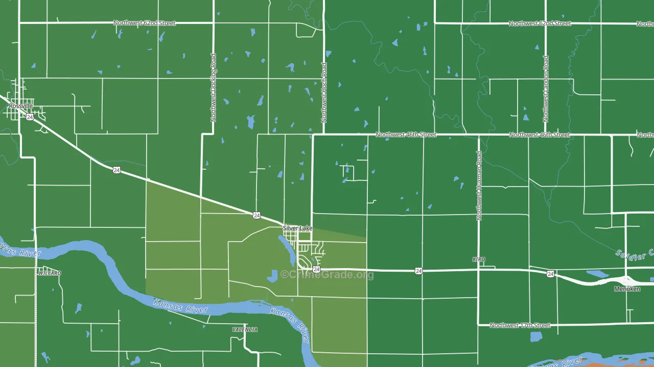 66539, KS Map of Drug-Related Crime Rates