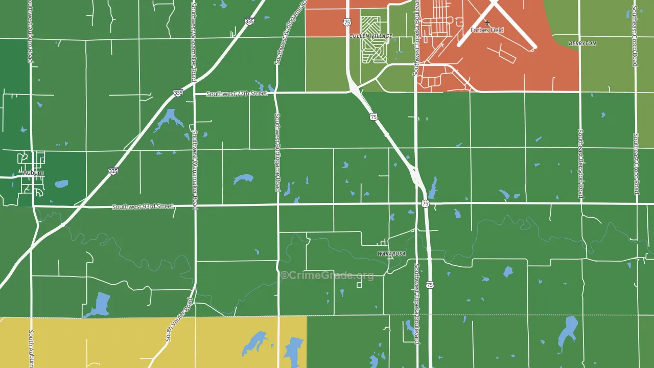 66546, KS Map of Drug-Related Crime Rates