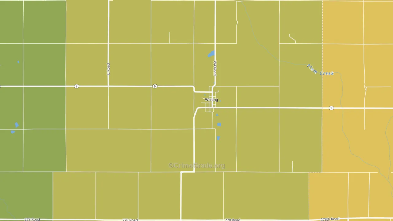 66552, KS Map of Drug-Related Crime Rates