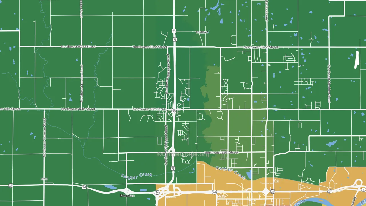 66618, KS Map of Drug-Related Crime Rates