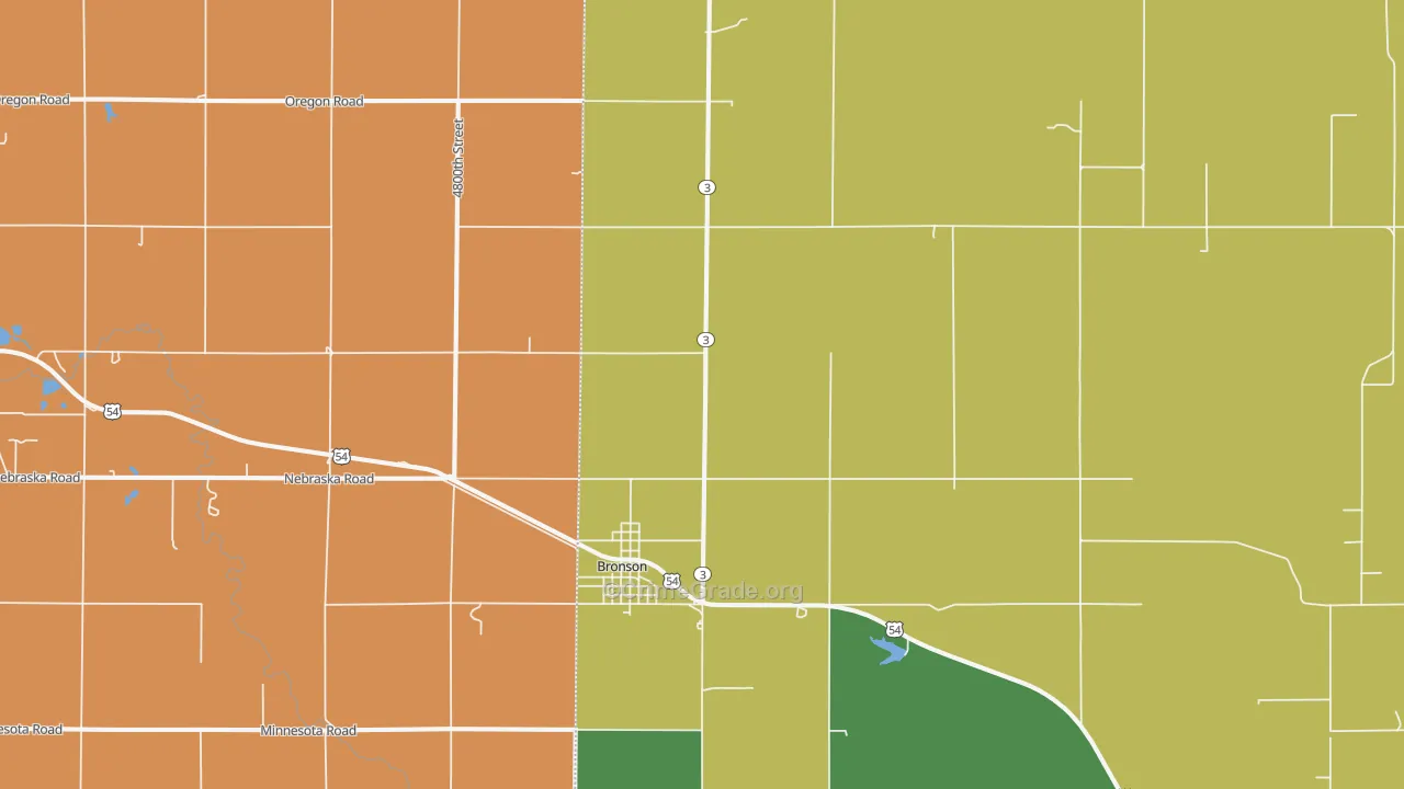 66716, KS Map of Drug-Related Crime Rates