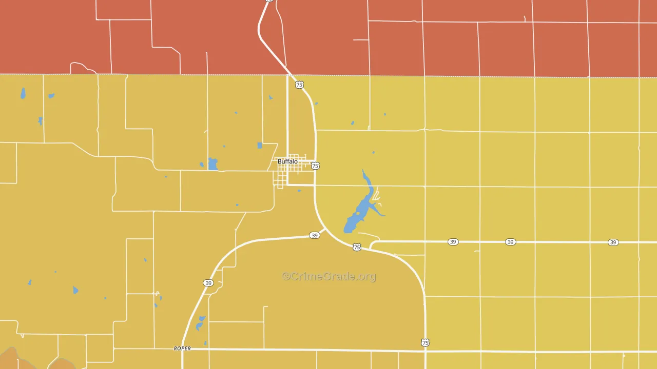 66717, KS Map of Drug-Related Crime Rates
