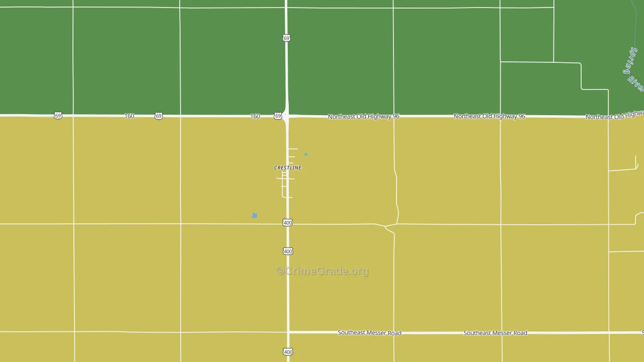 66728, KS Map of Drug-Related Crime Rates