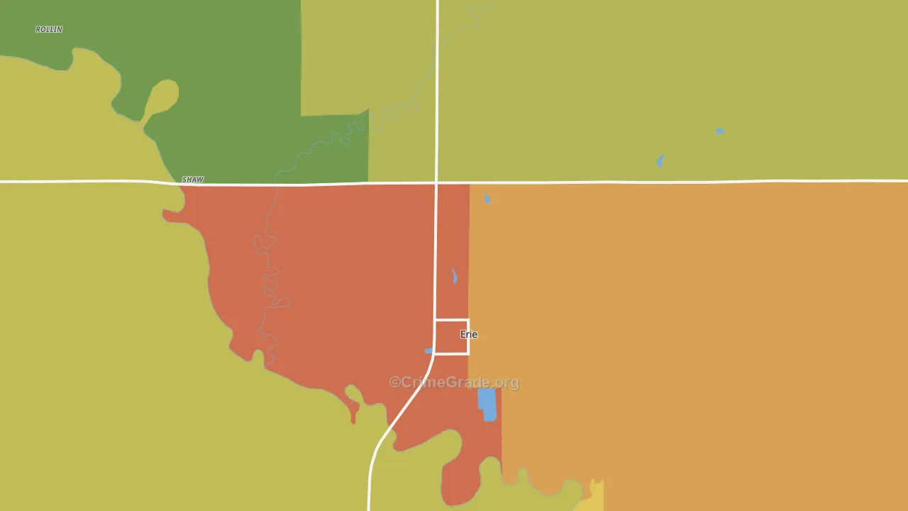 66733, KS Map of Drug-Related Crime Rates