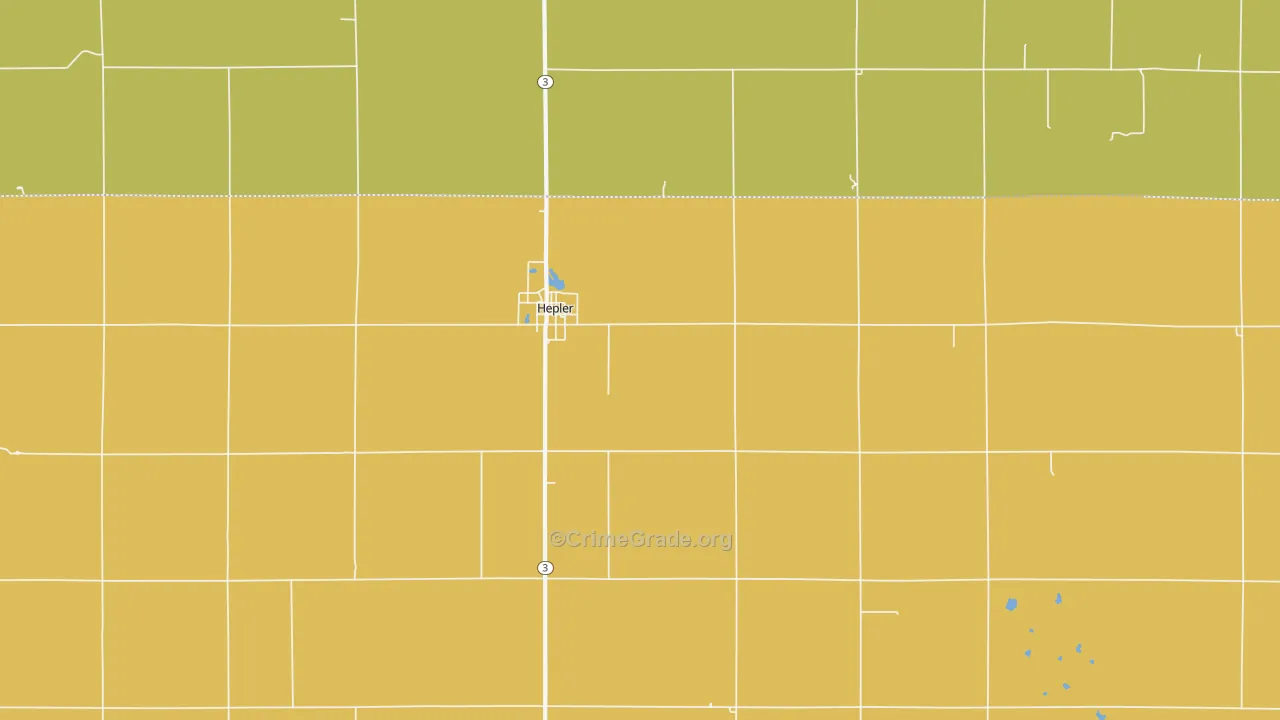 66746, KS Map of Drug-Related Crime Rates
