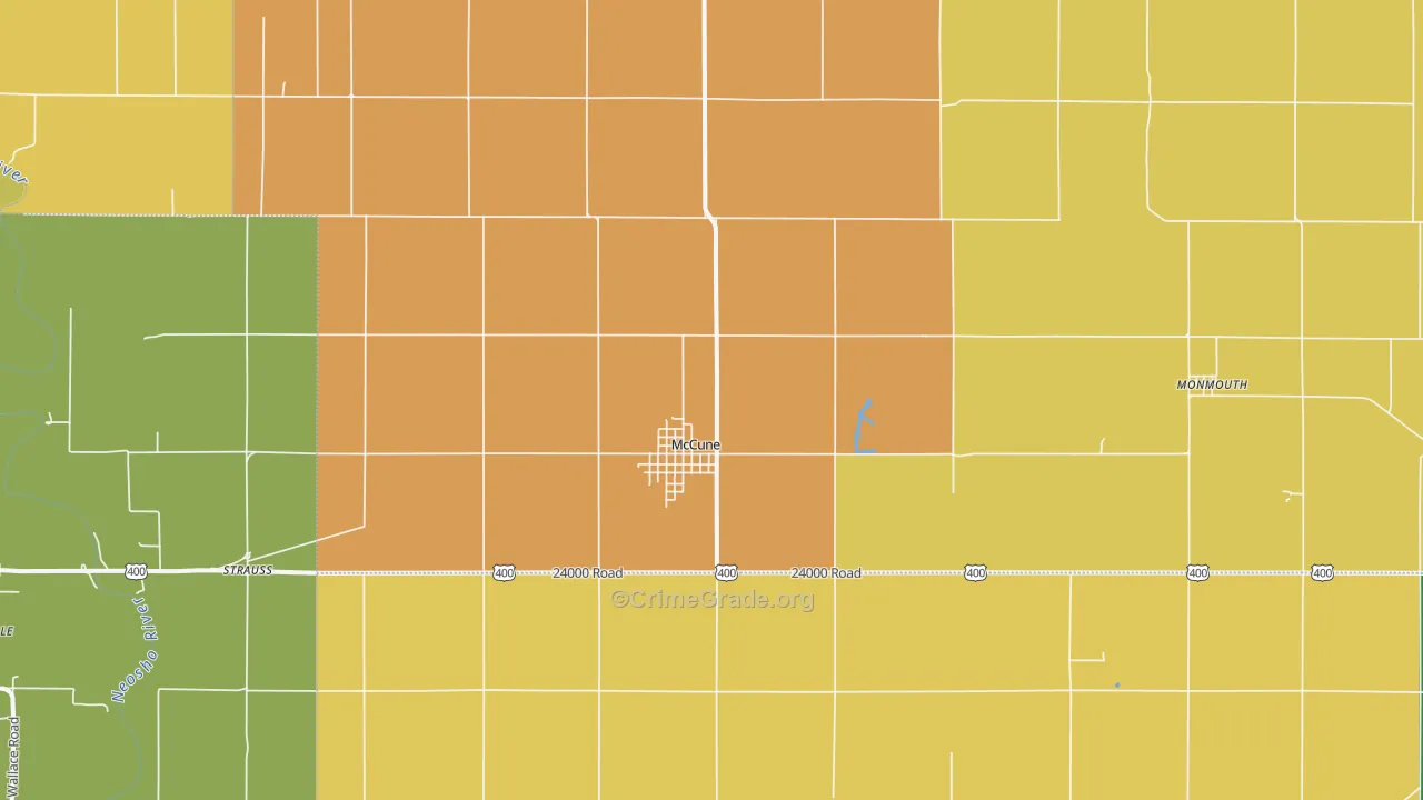 66753, KS Map of Drug-Related Crime Rates