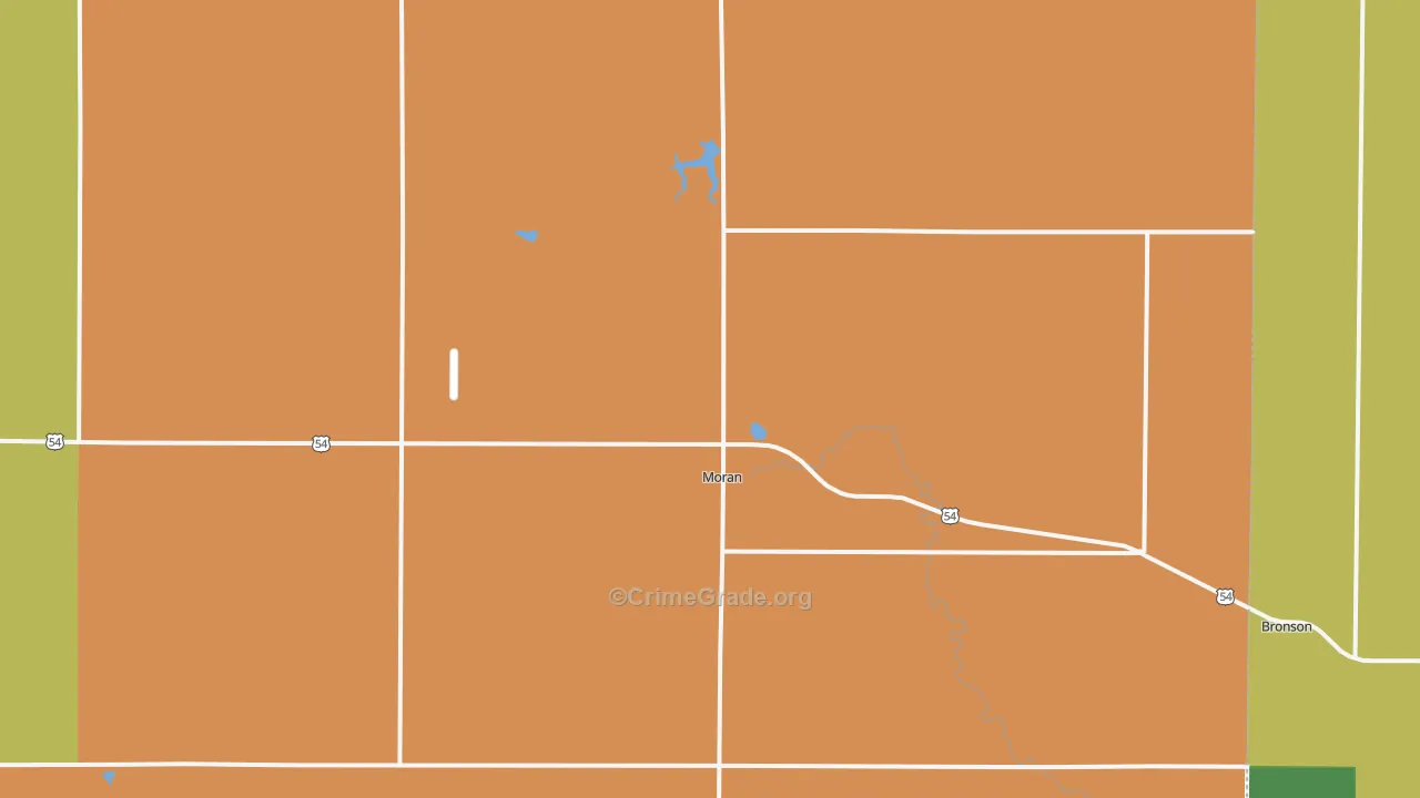 66755, KS Map of Drug-Related Crime Rates