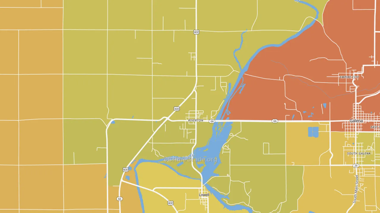 66770, KS Map of Drug-Related Crime Rates