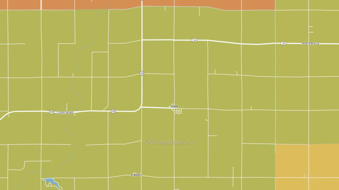 66775, KS Map of Drug-Related Crime Rates