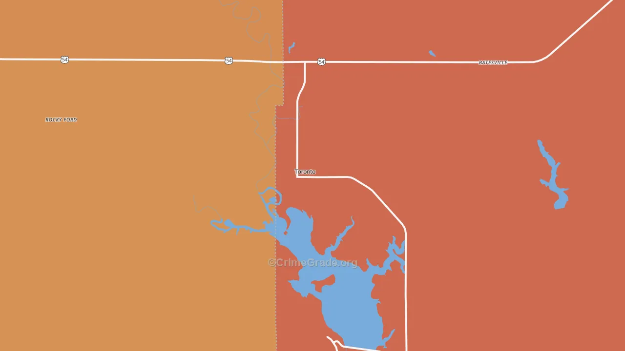 66777, KS Map of Drug-Related Crime Rates