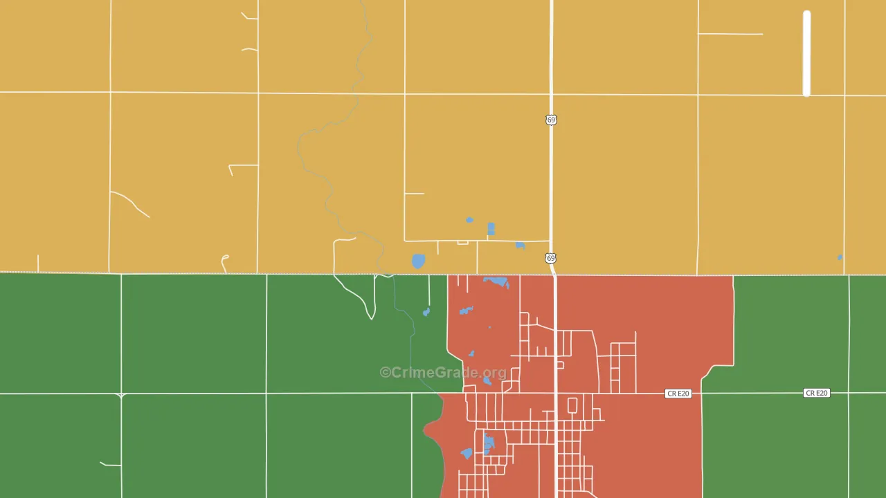 66778, KS Map of Drug-Related Crime Rates