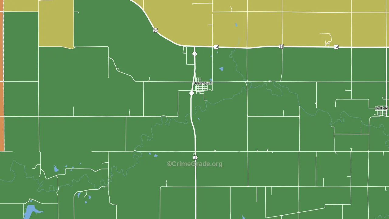 66779, KS Map of Drug-Related Crime Rates
