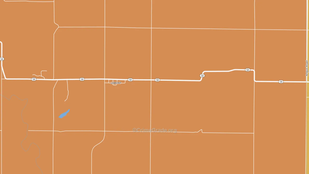 66855, KS Map of Drug-Related Crime Rates