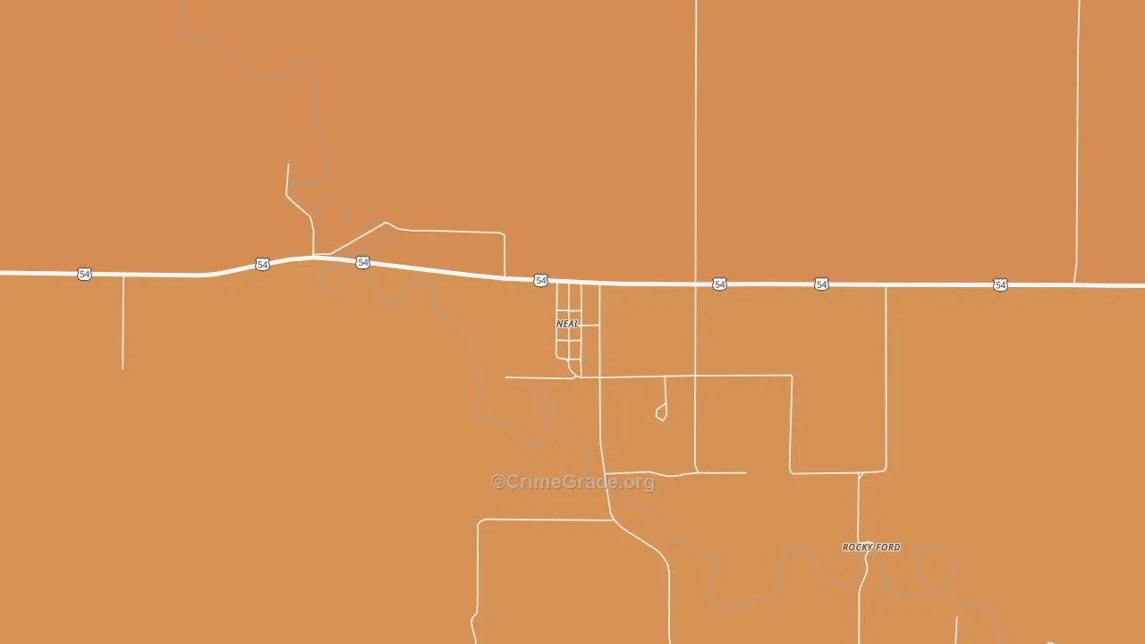 66863, KS Map of Drug-Related Crime Rates