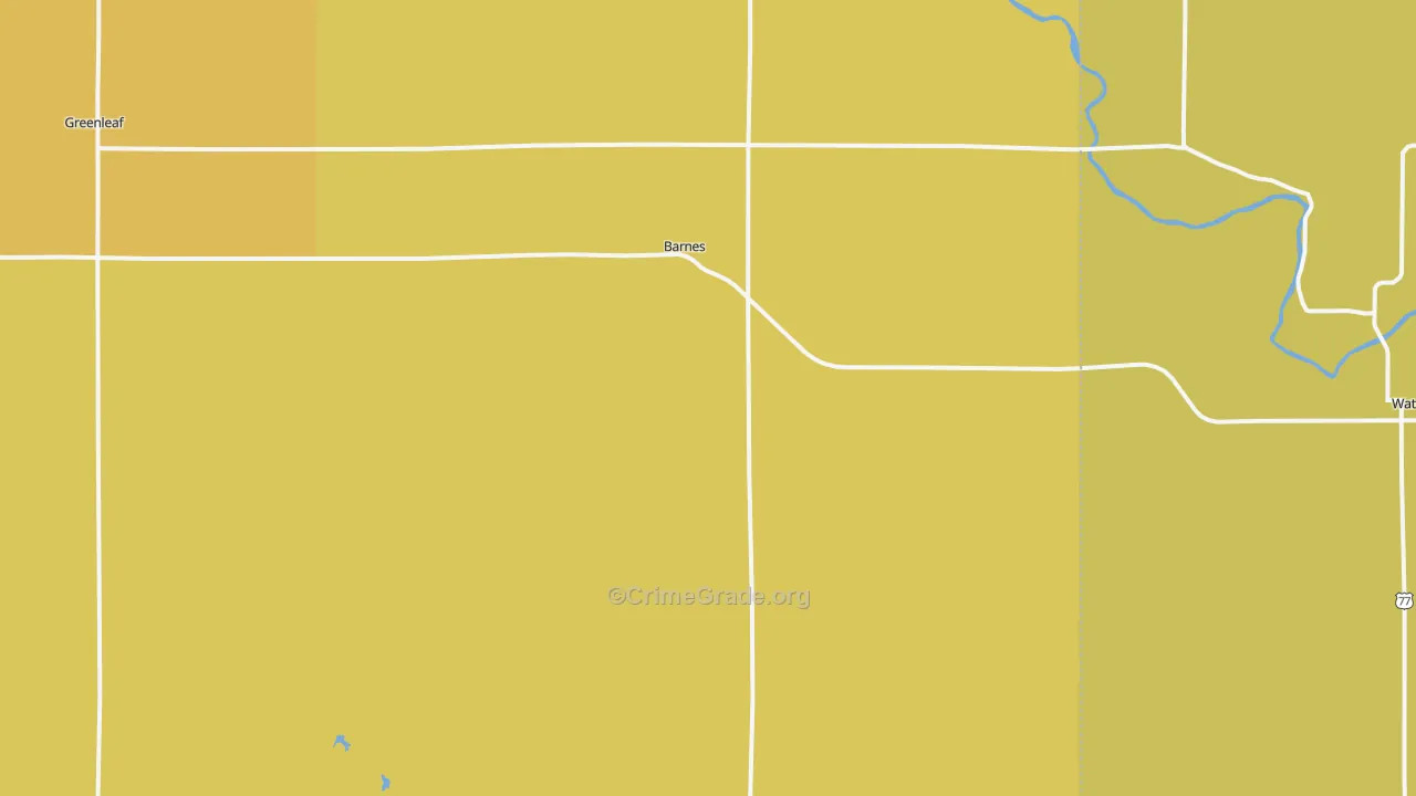 66933, KS Map of Drug-Related Crime Rates