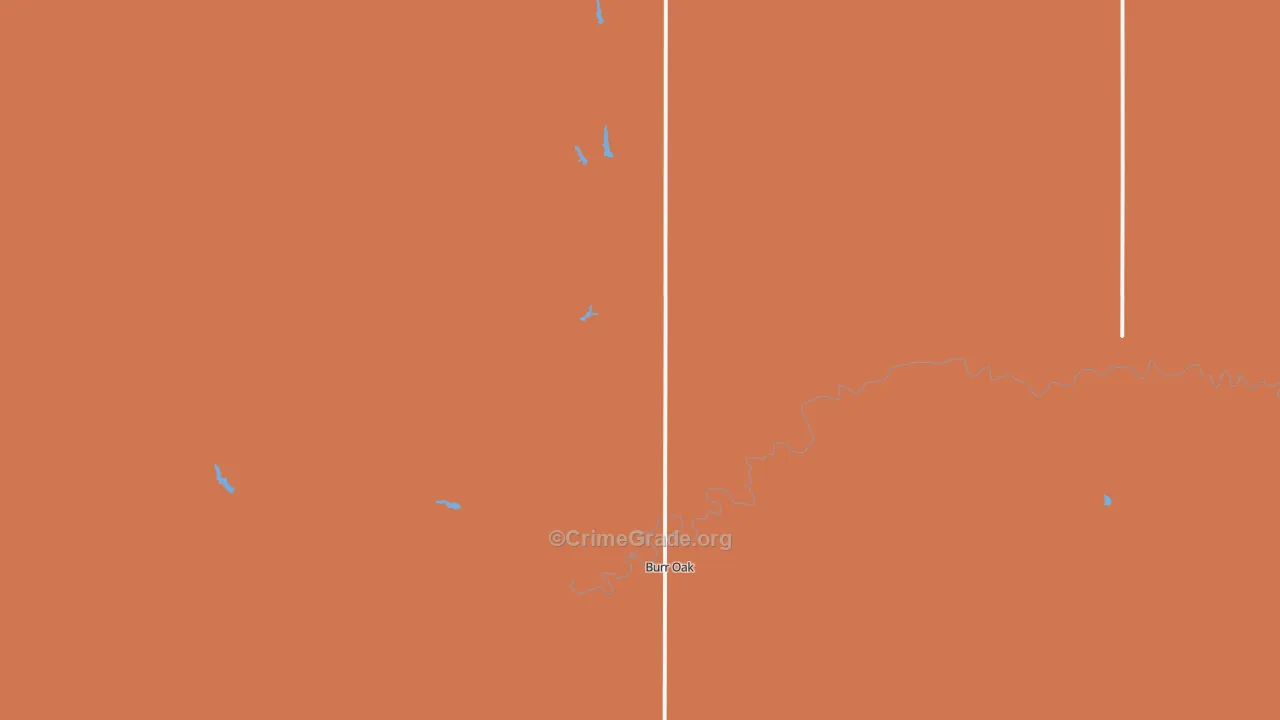 66936, KS Map of Drug-Related Crime Rates