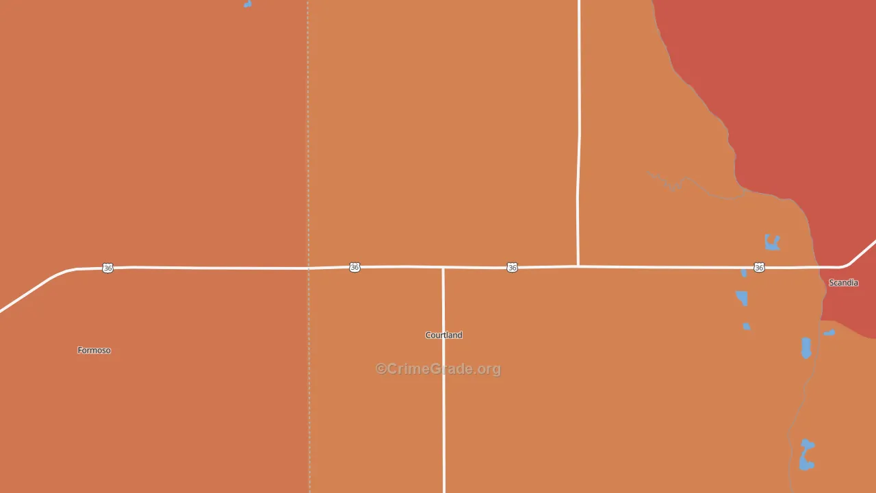 66939, KS Map of Drug-Related Crime Rates