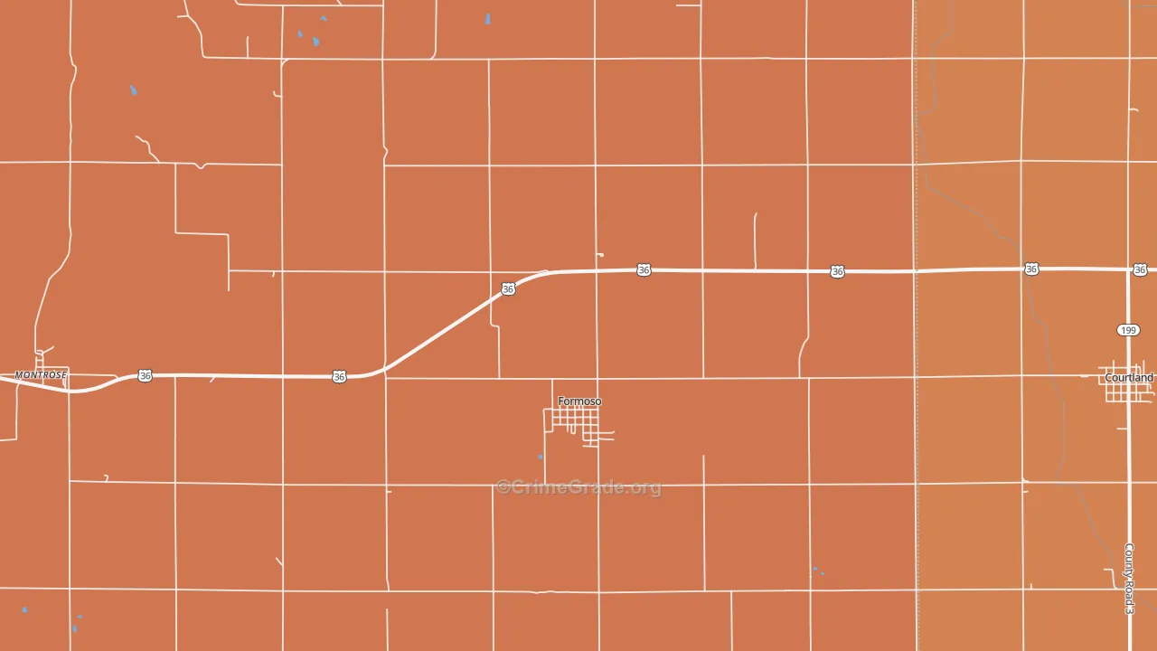 66942, KS Map of Drug-Related Crime Rates