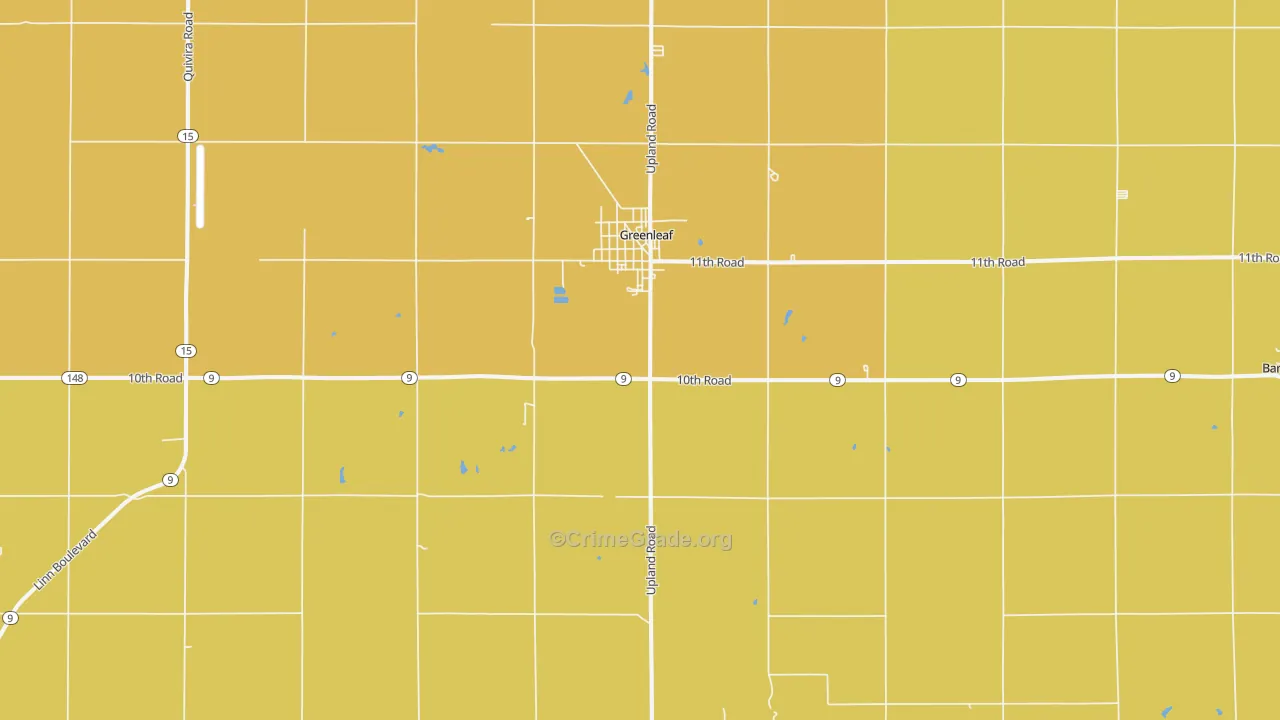 66943, KS Map of Drug-Related Crime Rates