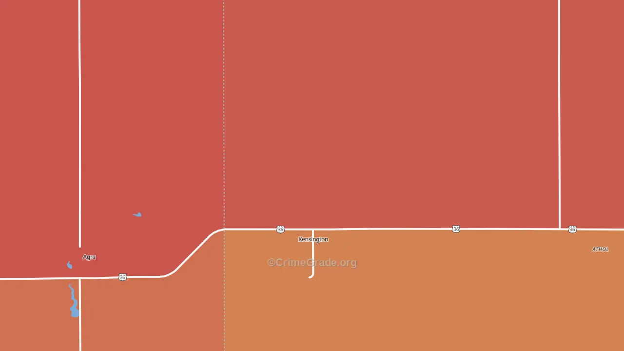 66951, KS Map of Drug-Related Crime Rates
