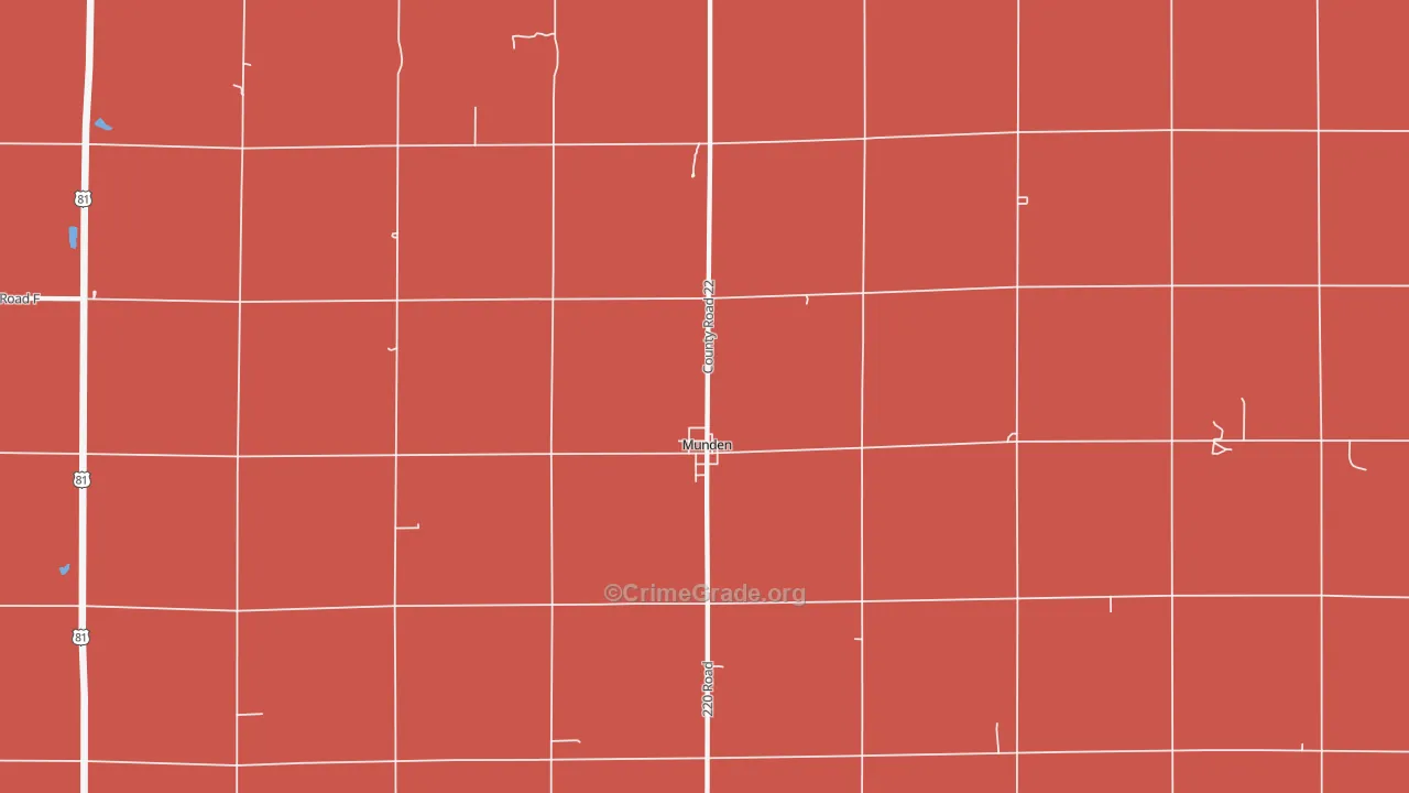 66959, KS Map of Drug-Related Crime Rates