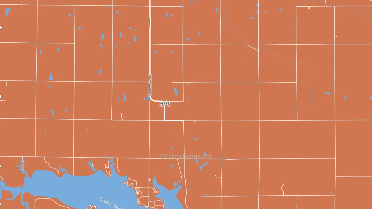 66970, KS Map of Drug-Related Crime Rates