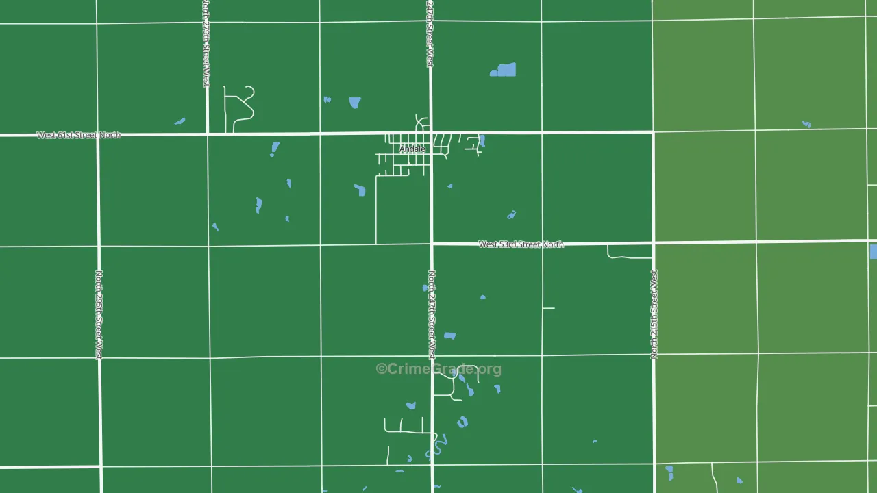 67001, KS Map of Drug-Related Crime Rates