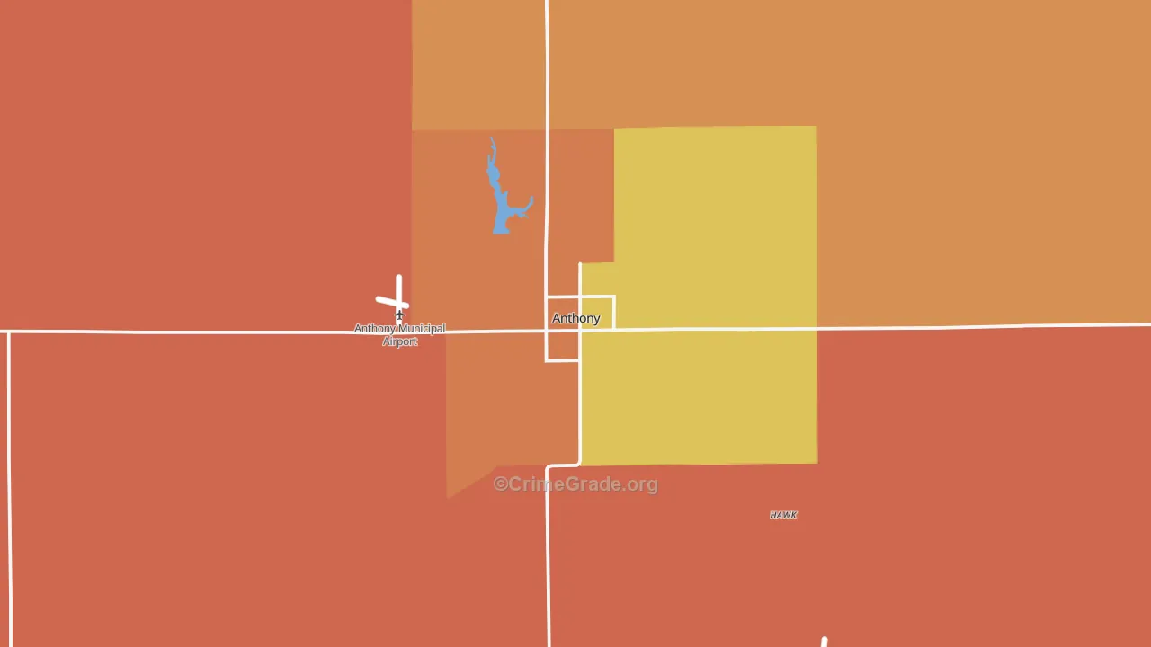 67003, KS Map of Drug-Related Crime Rates
