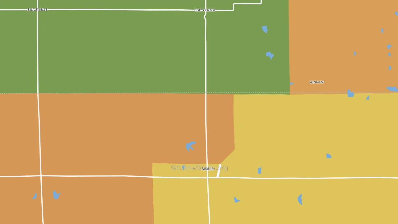 67008, KS Map of Drug-Related Crime Rates