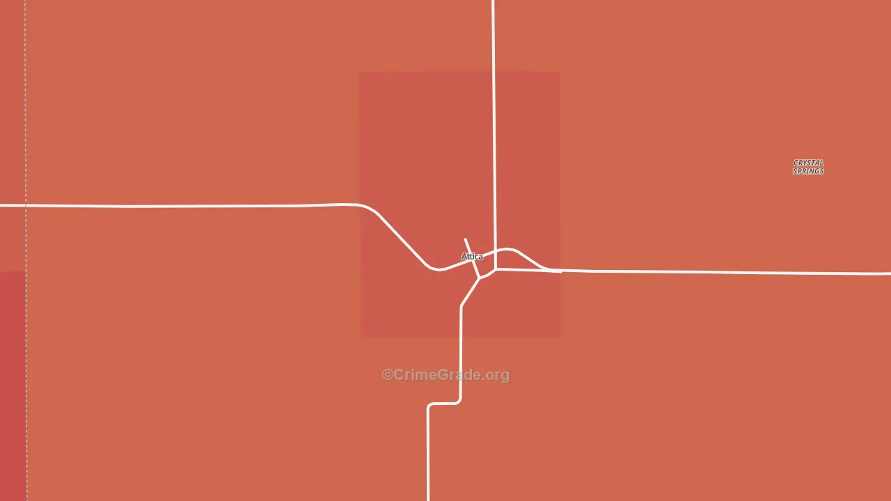 67009, KS Map of Drug-Related Crime Rates