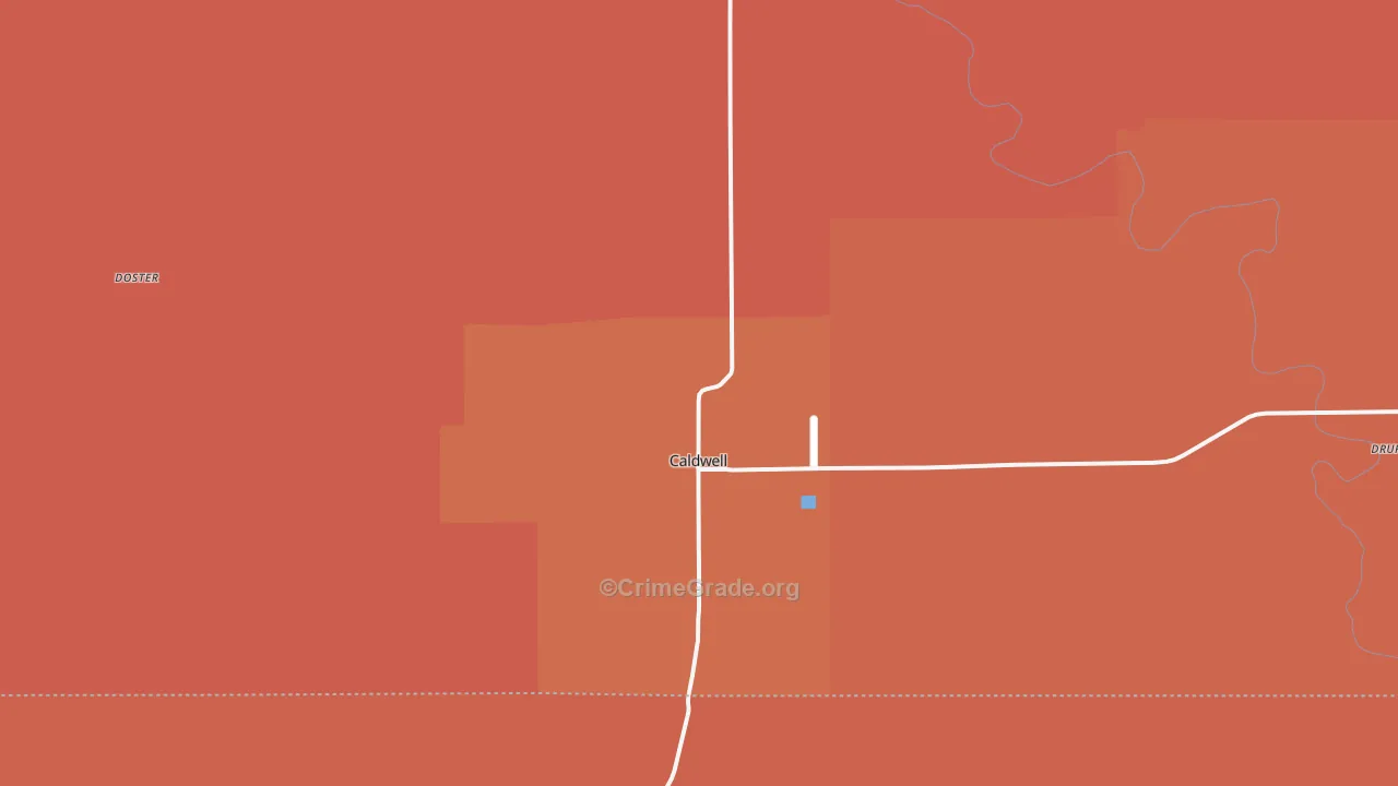 67022, KS Map of Drug-Related Crime Rates