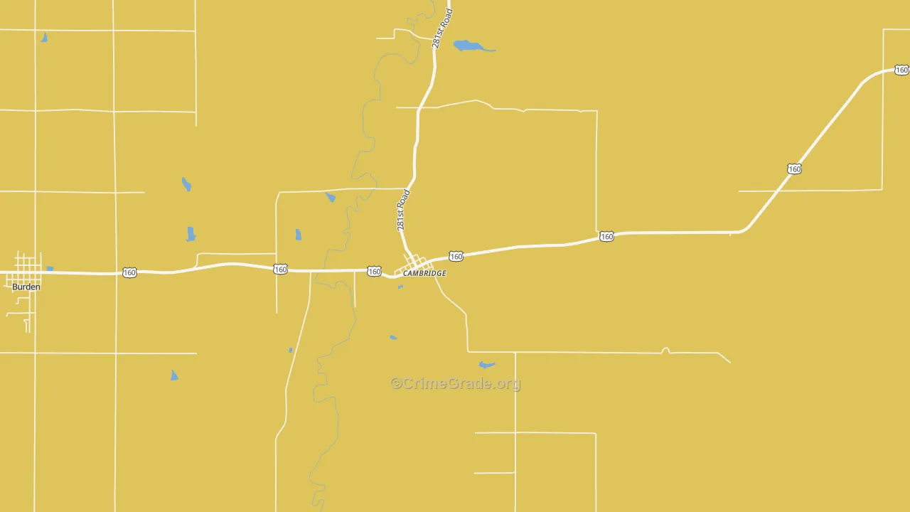 67023, KS Map of Drug-Related Crime Rates