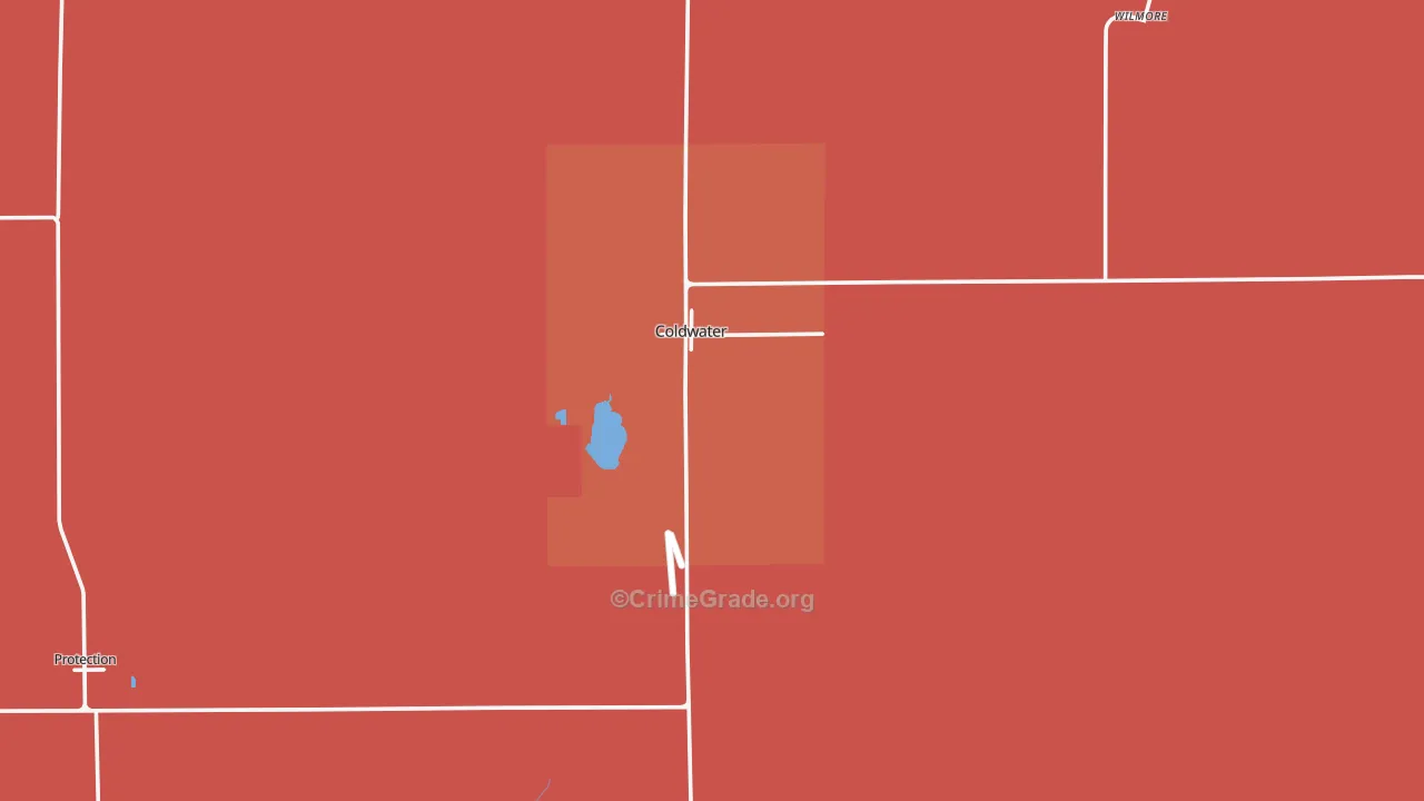67029, KS Map of Drug-Related Crime Rates
