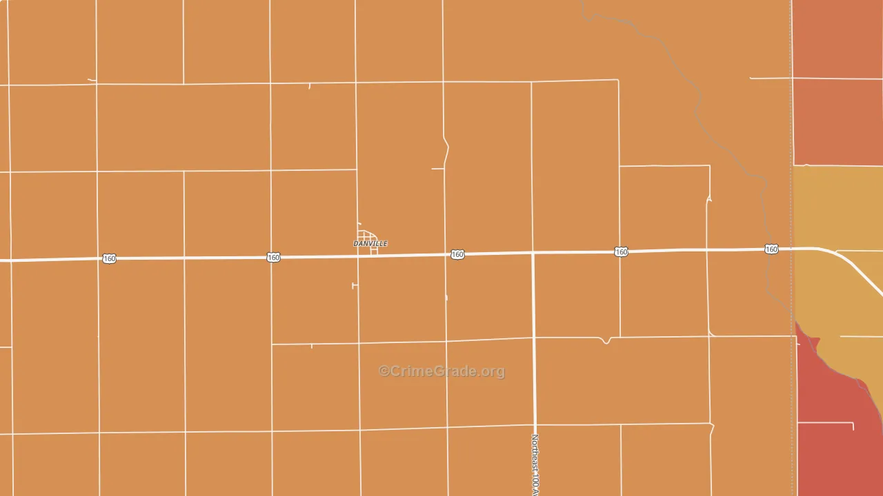 67036, KS Map of Drug-Related Crime Rates