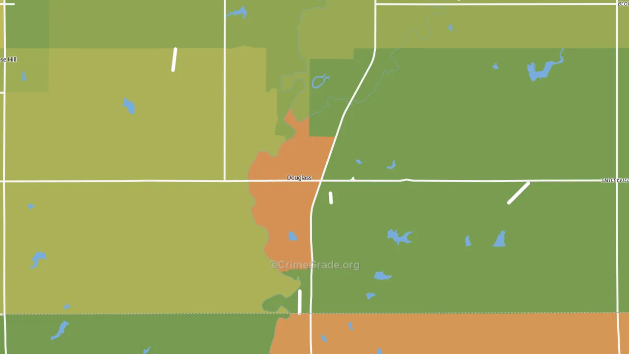 67039, KS Map of Drug-Related Crime Rates