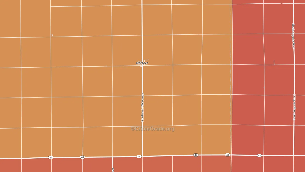 67049, KS Map of Drug-Related Crime Rates