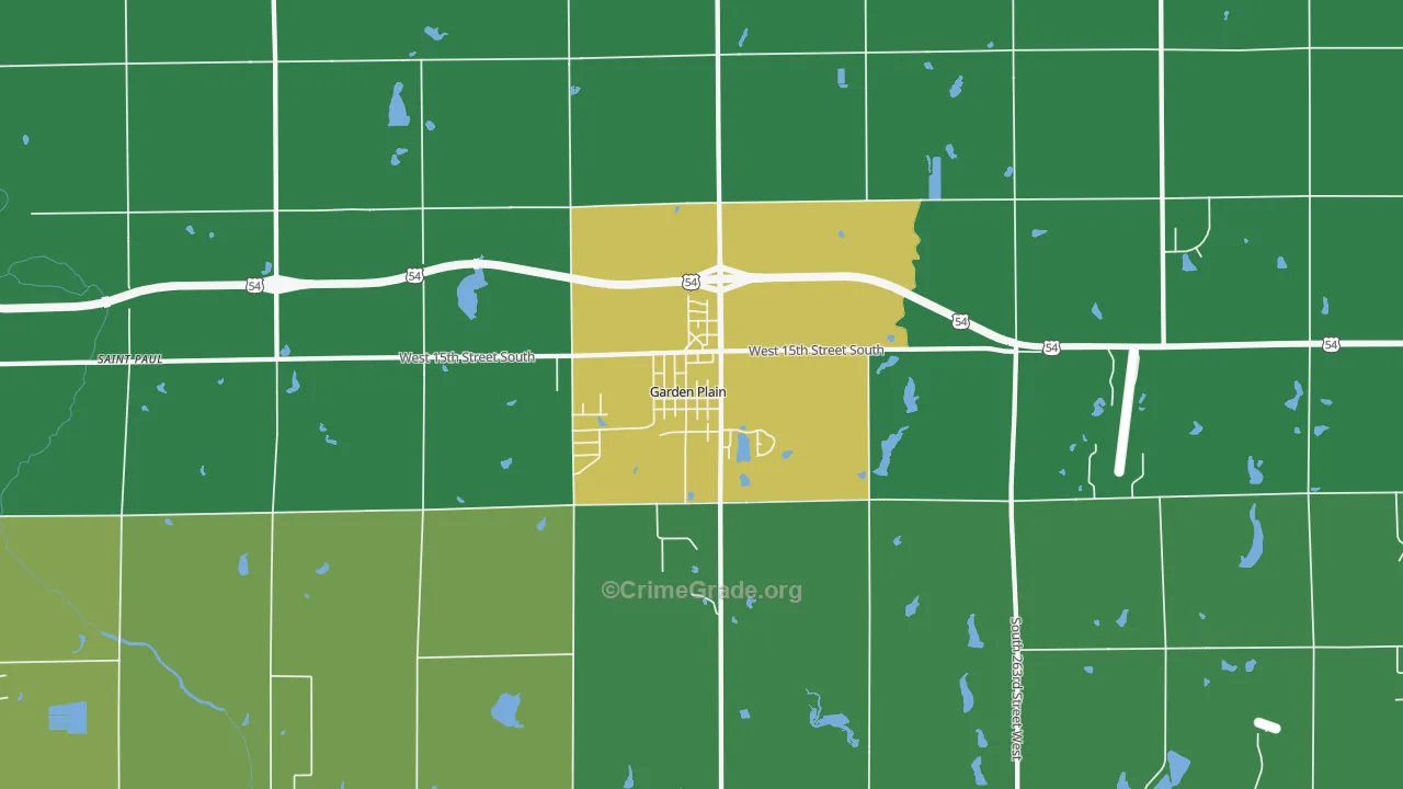 67050, KS Map of Drug-Related Crime Rates