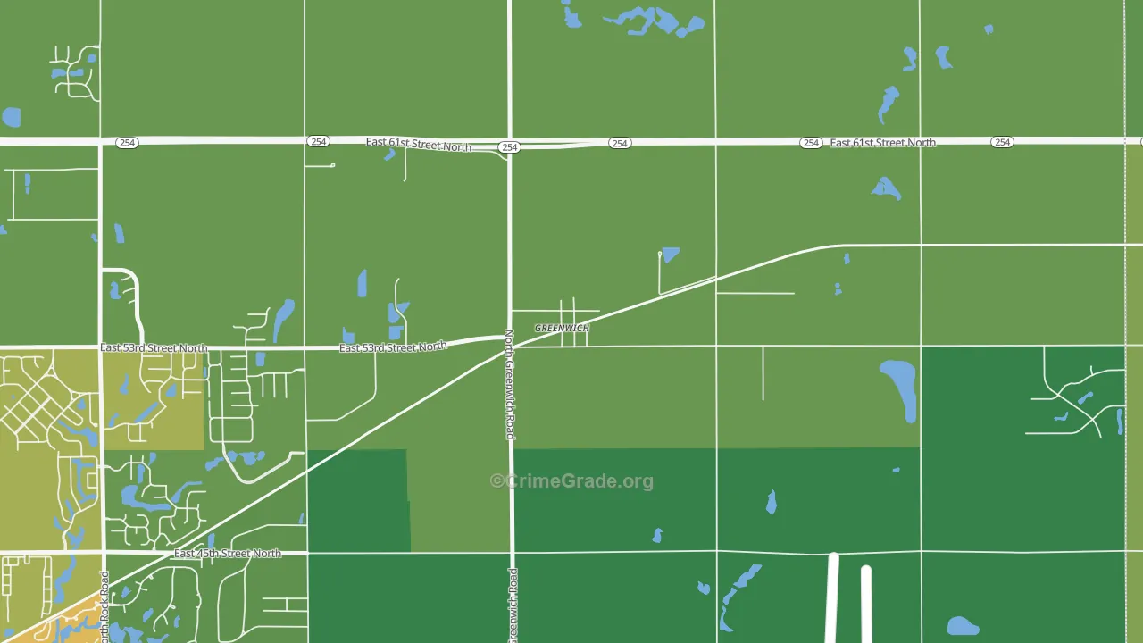 67055, KS Map of Drug-Related Crime Rates