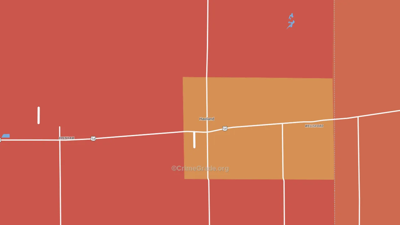 67059, KS Map of Drug-Related Crime Rates