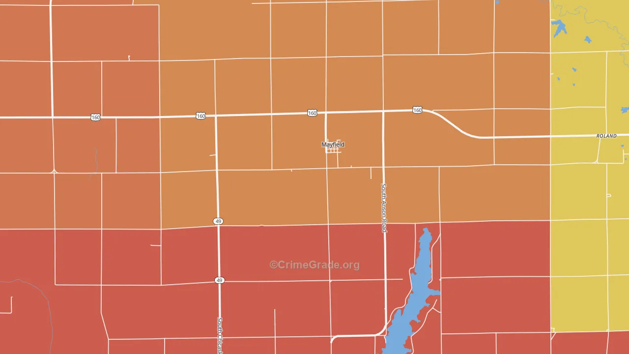 67103, KS Map of Drug-Related Crime Rates