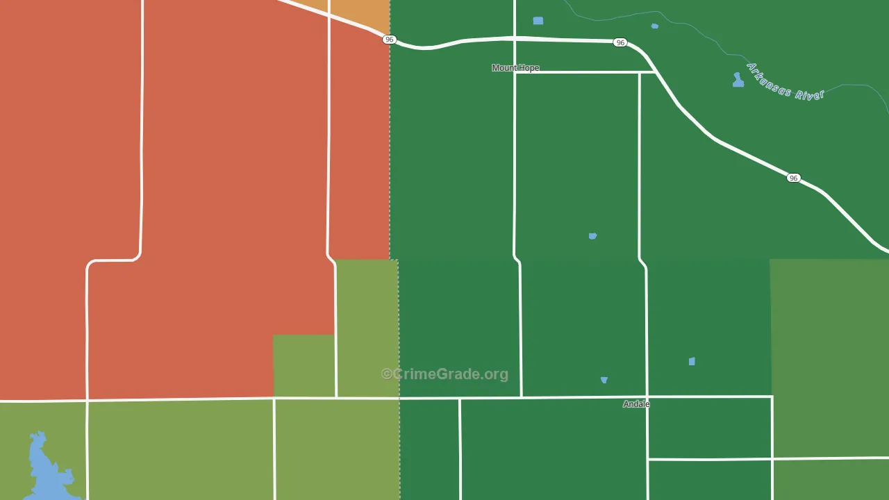 67108, KS Map of Drug-Related Crime Rates
