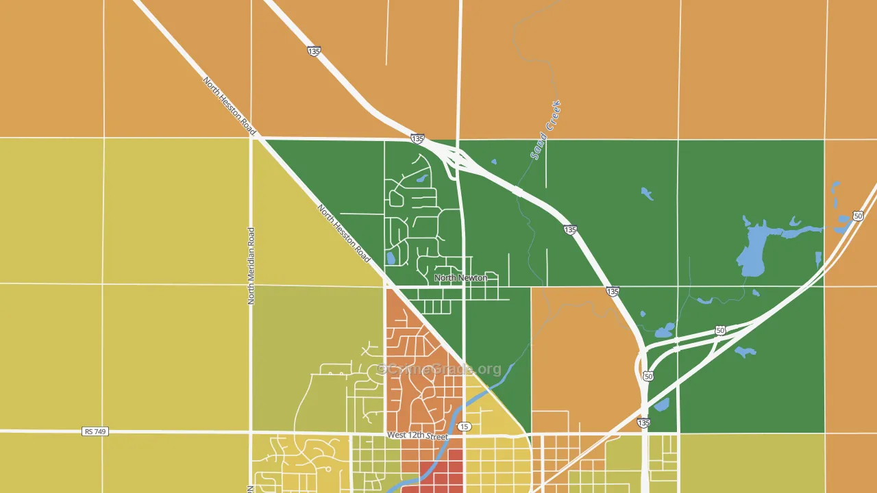 67117, KS Map of Drug-Related Crime Rates