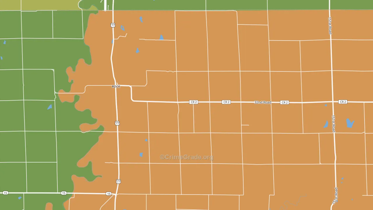 67131, KS Map of Drug-Related Crime Rates